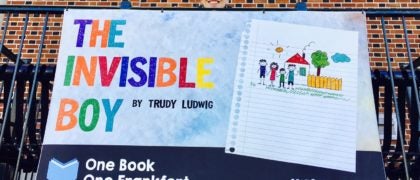 THE INVISIBLE BOY Promotes Kindness in Kentucky’s One Book One Frankfort for Children Project