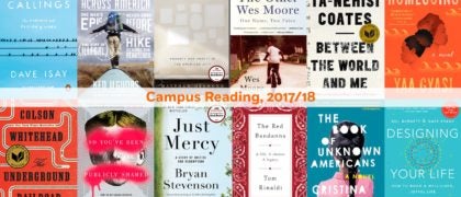 What Students Will Be Reading: Campus Common Reading Roundup, 2017-18
