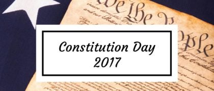 Celebrate Constitution Day September 17th