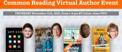 Register for the Penguin Random House 2021 Common Reading Virtual Author Event!