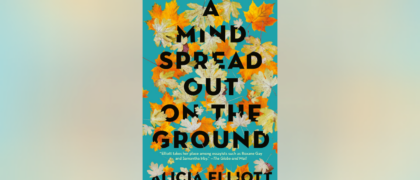 Book cover for A Mind Spread Out on the Ground against a light green and pink background