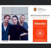 Friends of Attention author photo and Attensity! Book Cover.