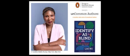 Lachi author photo and book image